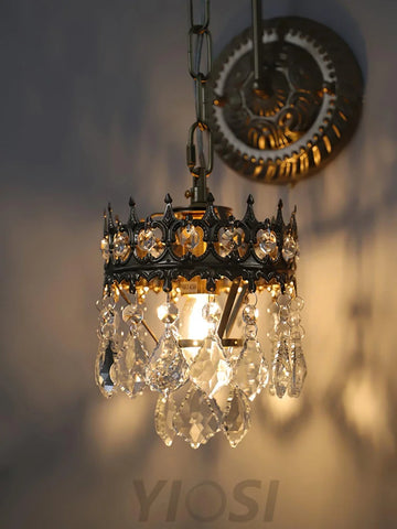 Crystal Crown Sconce  Φ 6.7 - Yiosilamp