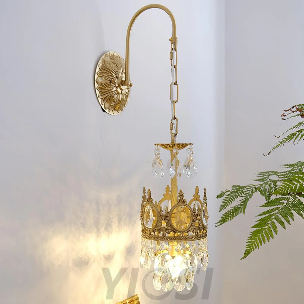 Crystal Crown Sconce  Φ 6.7 - Yiosilamp