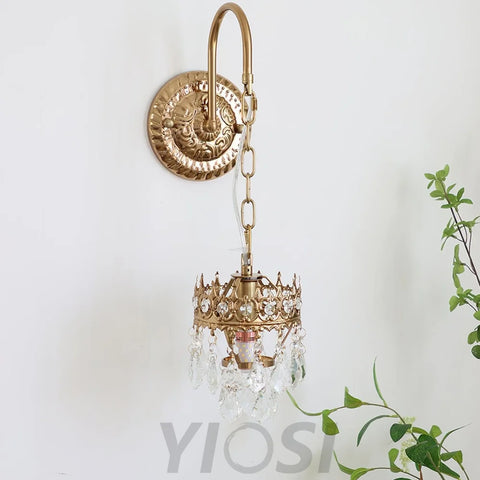 Crystal Crown Sconce  Φ 6.7 - Yiosilamp