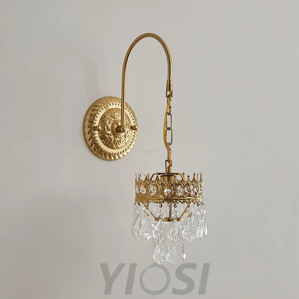 Crystal Crown Sconce  Φ 6.7 - Yiosilamp