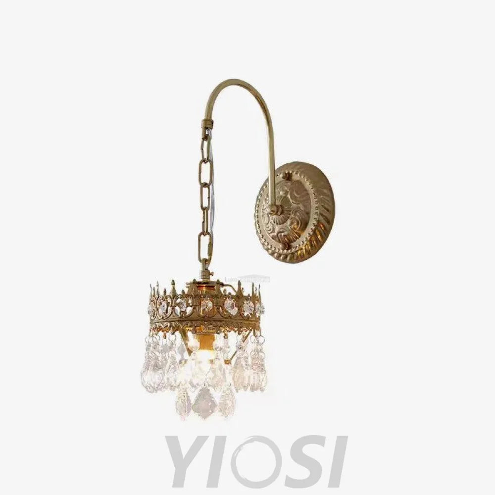 Crystal Crown Sconce  Φ 6.7 - Yiosilamp