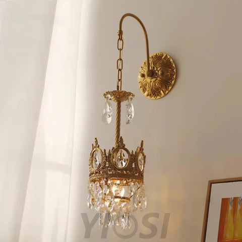 Crystal Crown Sconce  Φ 6.7 - Yiosilamp