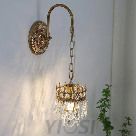 Crystal Crown Sconce  Φ 6.7 - Yiosilamp