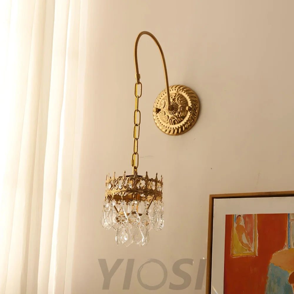 Crystal Crown Sconce  Φ 6.7 - Yiosilamp