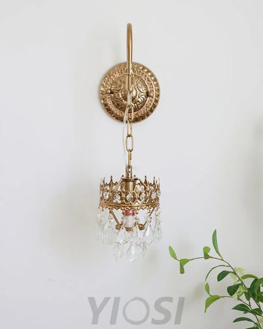 Crystal Crown Sconce  Φ 6.7 - Yiosilamp