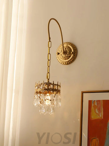 Crystal Crown Sconce  Φ 6.7 - Yiosilamp