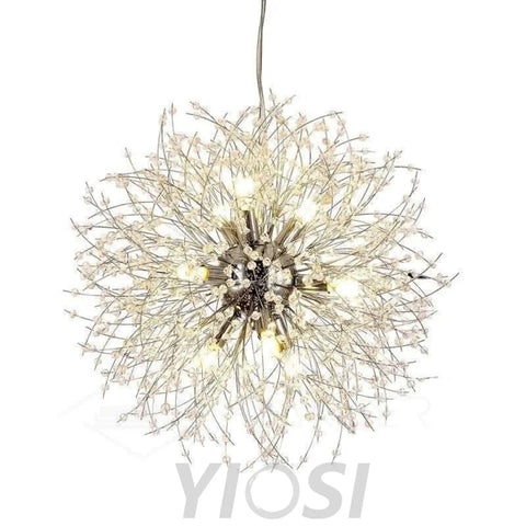 Crystal Dandelion Chandelier with 9/12/16 heads - Yiosilamp