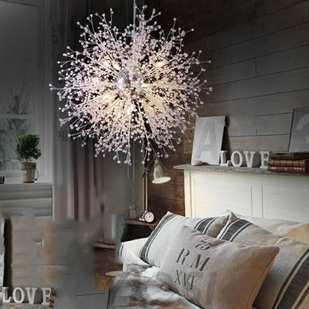 Crystal Dandelion Chandelier with 9/12/16 heads - Yiosilamp