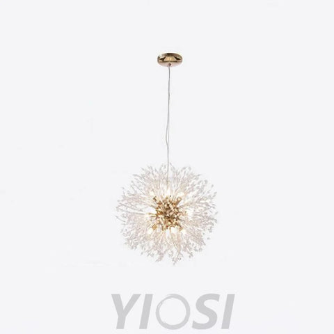 Crystal Dandelion Chandelier with 9/12/16 heads - Yiosilamp