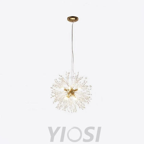 Crystal Dandelion Chandelier with 9/12/16 heads - Yiosilamp