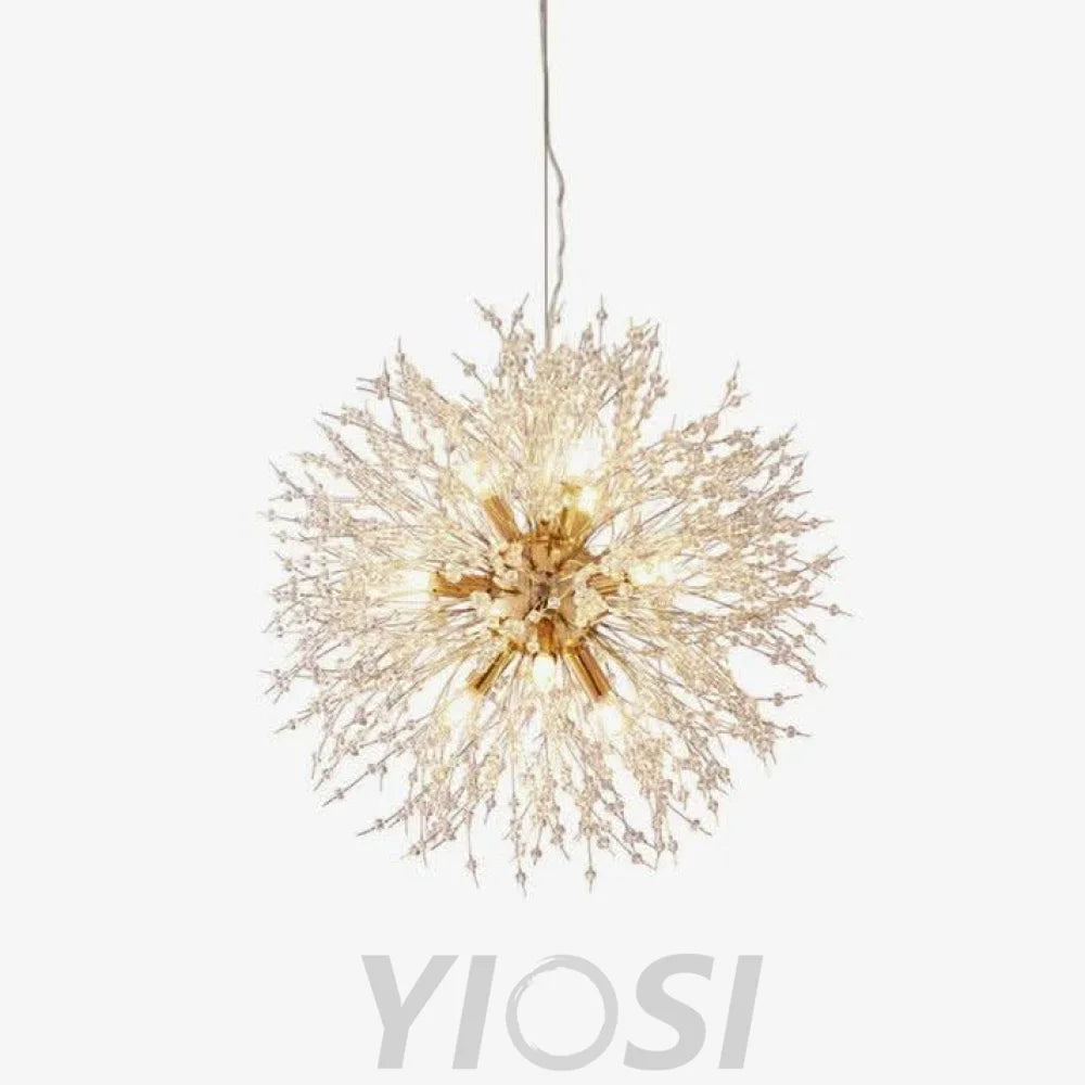 Crystal Dandelion Chandelier with 9/12/16 heads - Yiosilamp