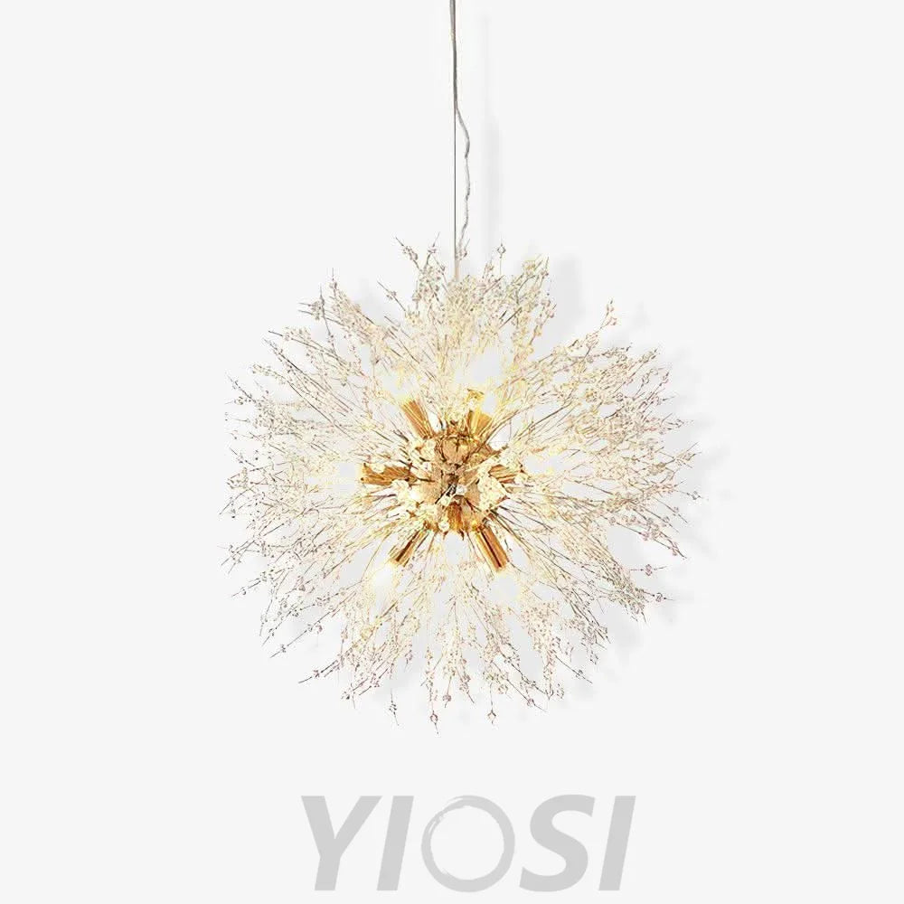 Crystal Dandelion Chandelier with 9/12/16 heads - Yiosilamp