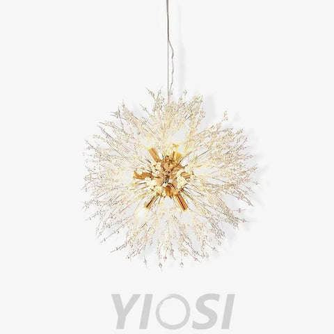 Crystal Dandelion Chandelier with 9/12/16 heads - Yiosilamp