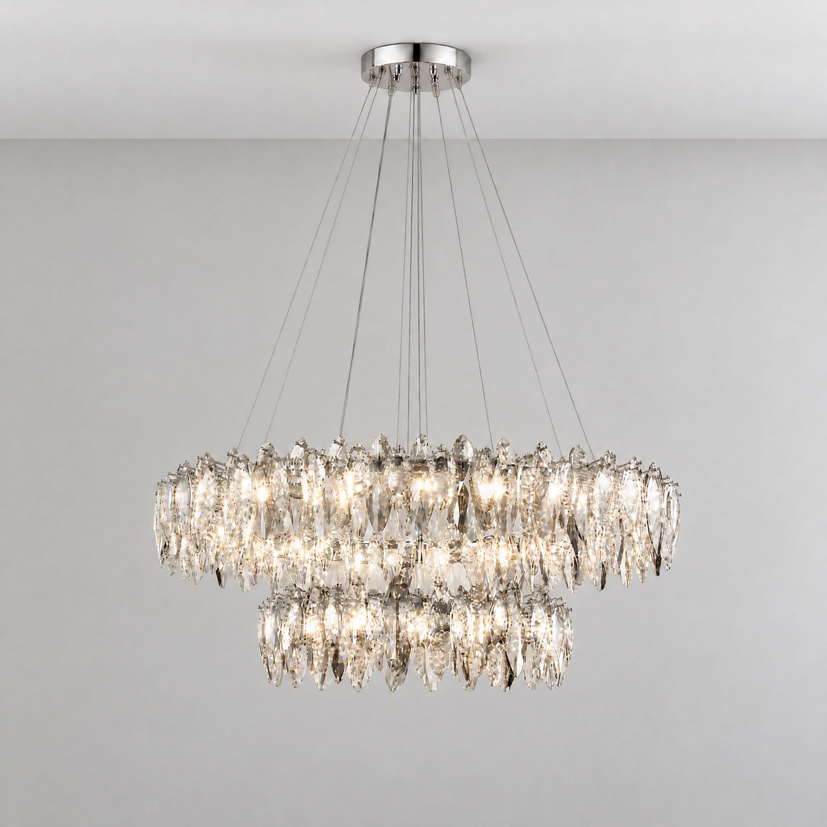 Crystal Duo Chandelier