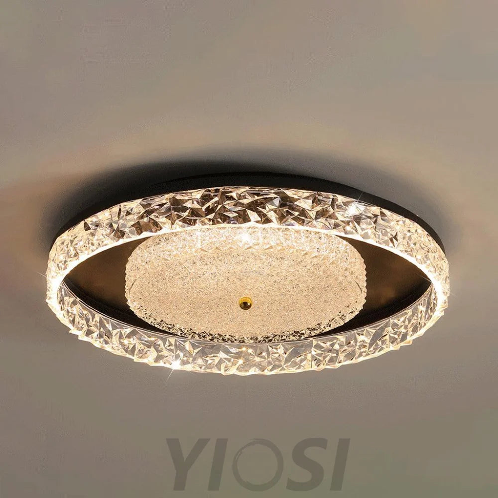 Crystal Embedded Ceiling lamp  Dia 50cm - Flush Mounts-1-Yiosilamp