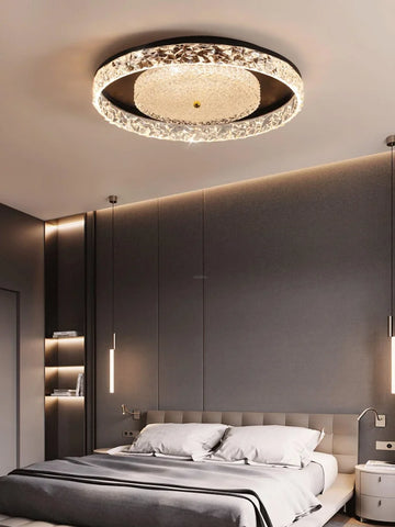 Crystal Embedded Ceiling lamp  Dia 50cm - Flush Mounts-1-Yiosilamp