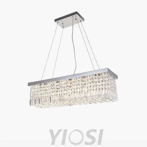 Crystal Long Canopy Chandelier - Crystals, Tassel-1-Yiosilamp