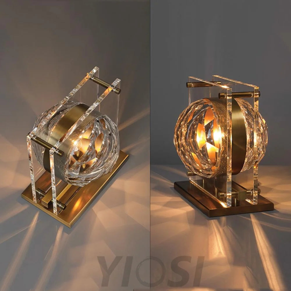 crystal bedroom lamp