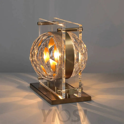 Crystal Modern Bedside Table Lamp