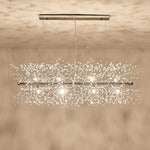 Elegant Gold Crystal Dandelion Chandelier with LED Lights