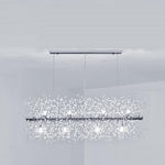 Elegant Gold Crystal Dandelion Chandelier with LED Lights