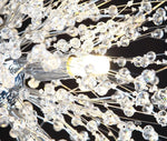 Elegant Gold Crystal Dandelion Chandelier with LED Lights