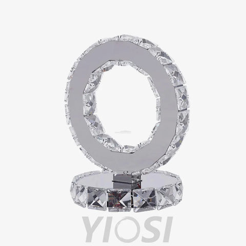 Crystal Rings Table Lamp ∅ 8.3″ - Circle-1-Yiosilamp