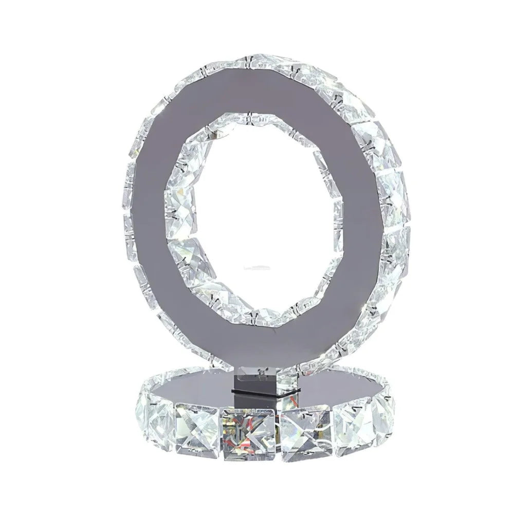 Crystal Rings Table Lamp ∅ 8.3″ - Circle-1-Yiosilamp