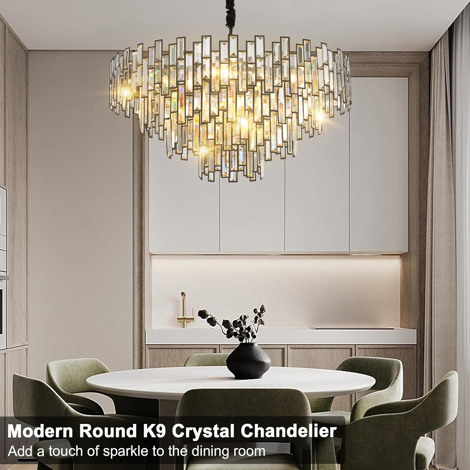 Crystal Round Chandelier