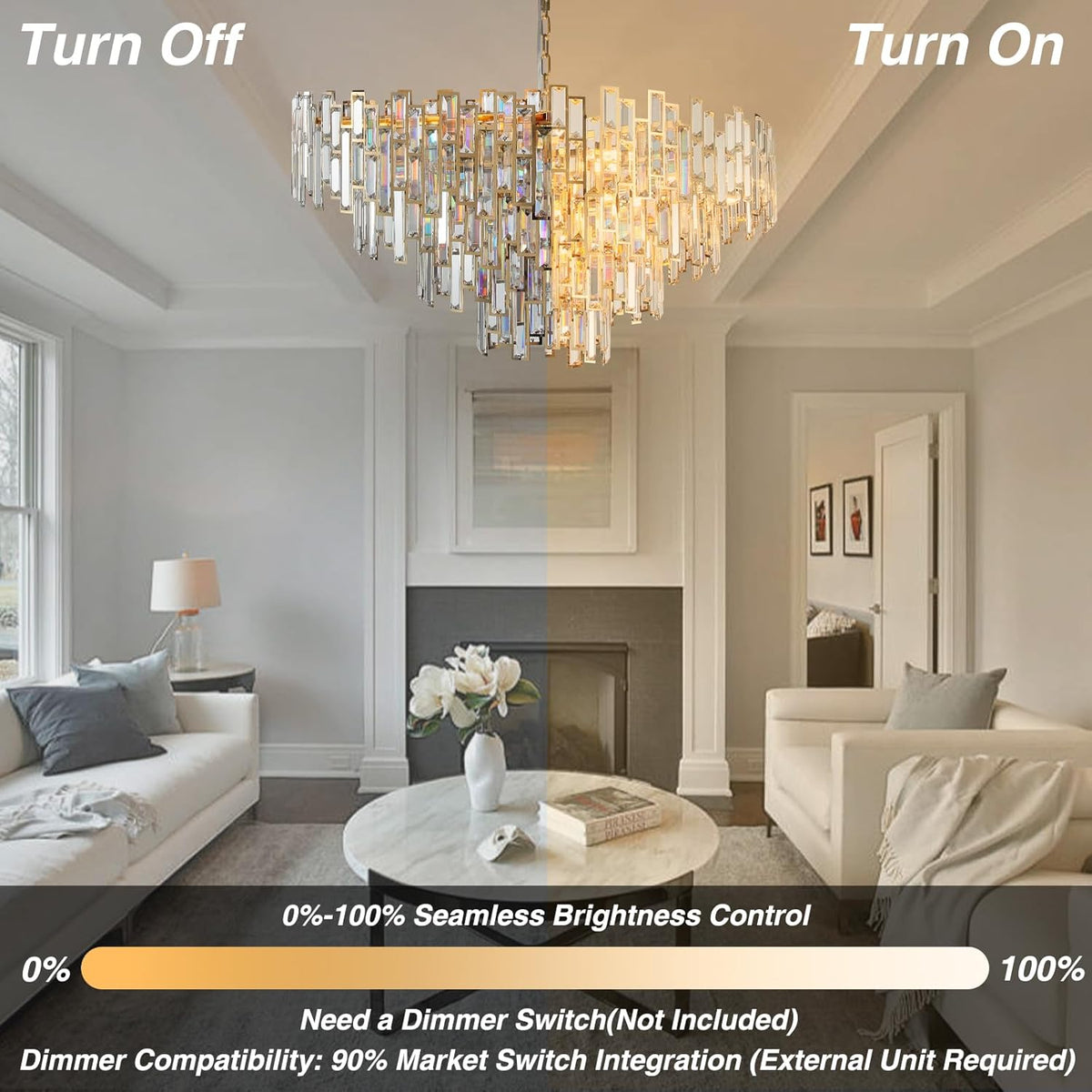 Crystal Round Chandelier