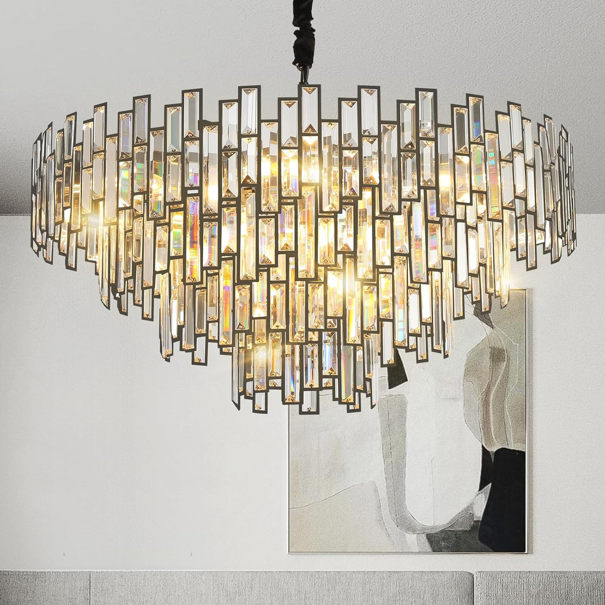Crystal Round Chandelier