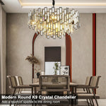 Crystal Round Chandelier
