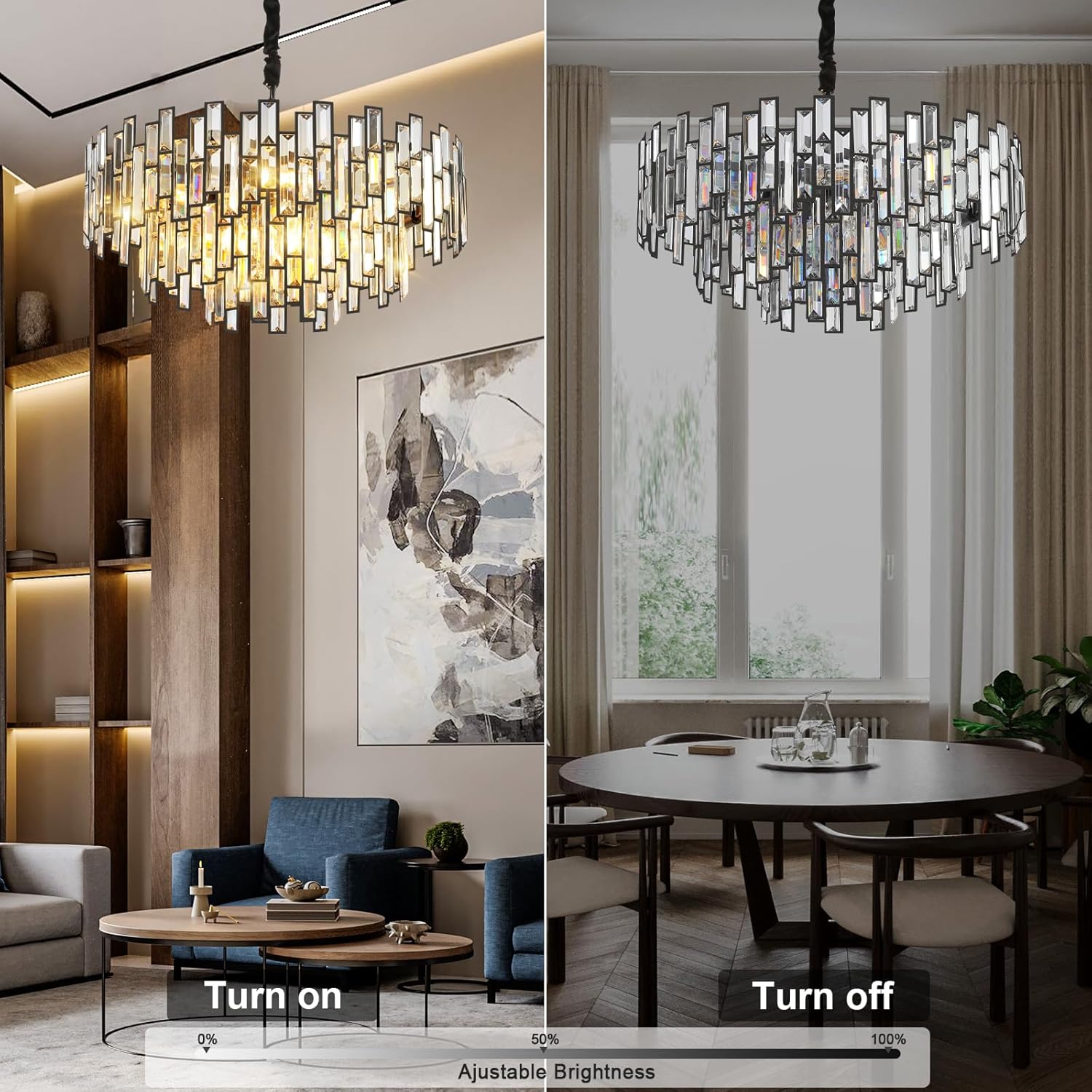 Crystal Round Chandelier