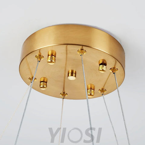 Crystal Sticks Round Chandelier - Yiosilamp