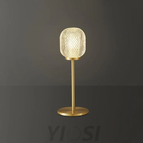 Crystal Tealight Table Lamp  ∅ 4.7″ - Nutty-1-Yiosilamp