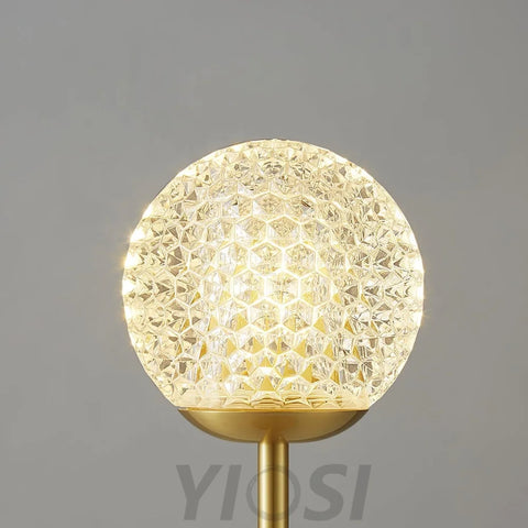 Crystal Tealight Table Lamp  ∅ 4.7″ - Nutty-1-Yiosilamp