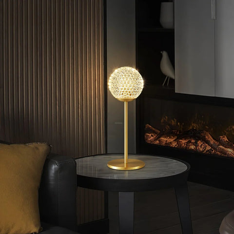 Crystal Tealight Table Lamp  ∅ 4.7″ - Nutty-1-Yiosilamp