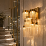 Crystalia Modern Crystal Flush Mount Ceiling Light