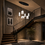 Crystalia Modern Linear Dining Pendant Light