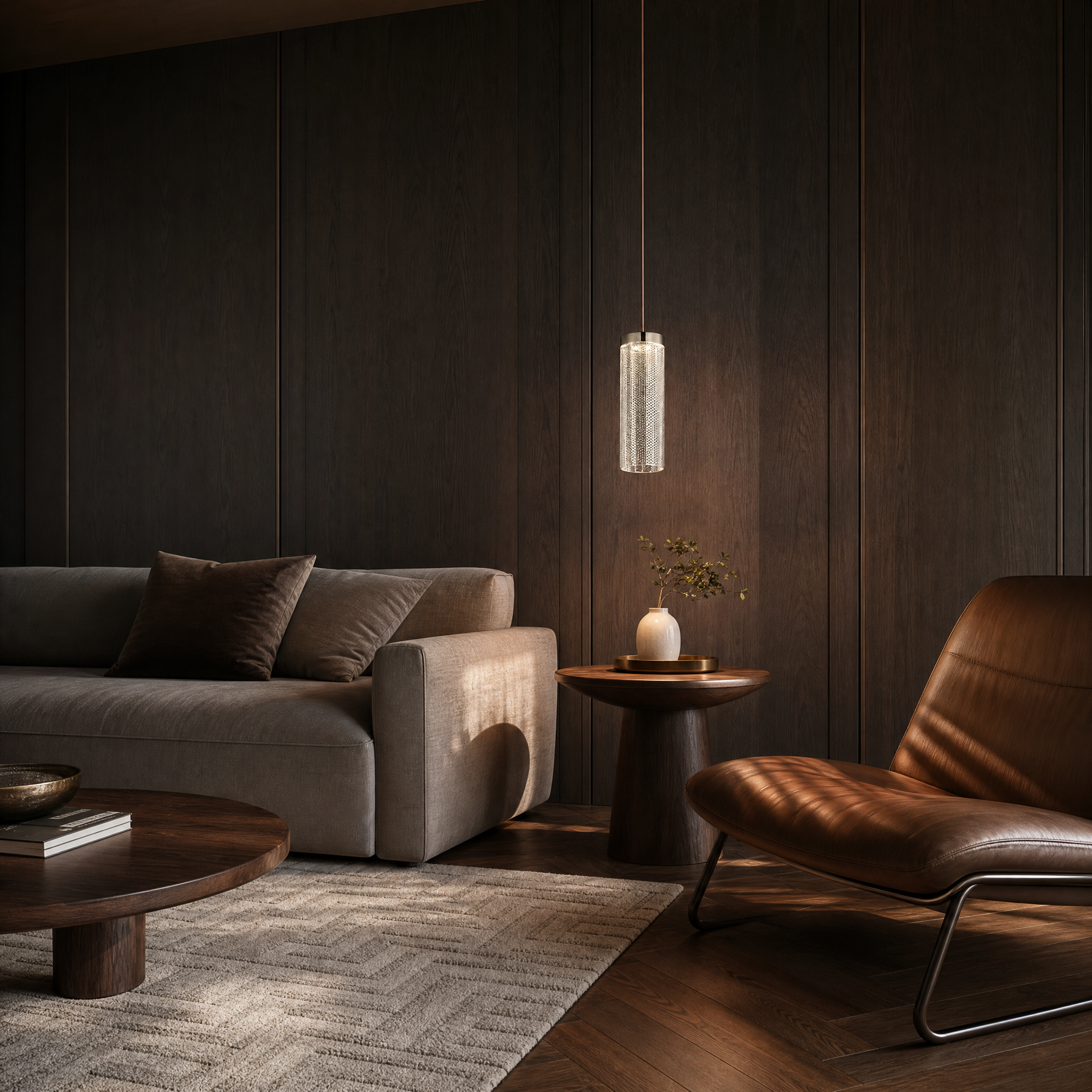 Crystalia Modern Sculptural Pendant Light