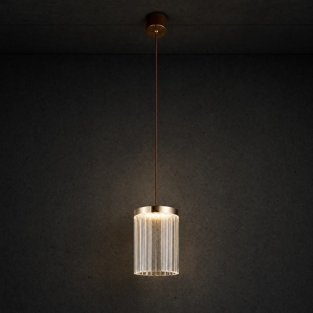 Crystalia Modern Sculptural Pendant Light - main