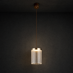 Crystalia Modern Sculptural Pendant Light - main