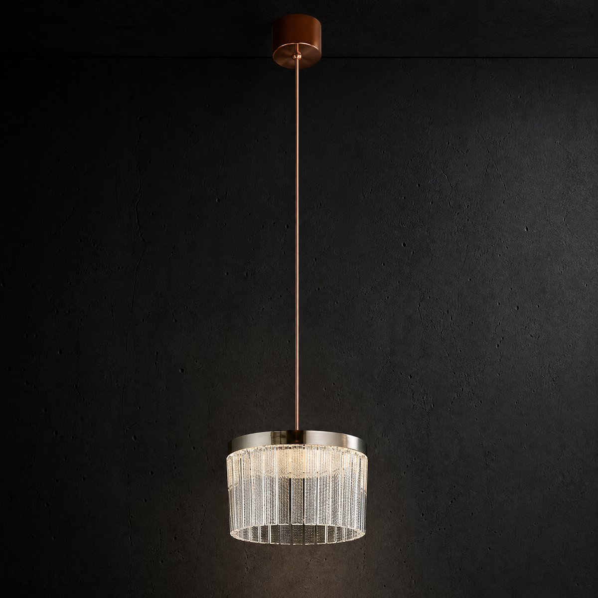 Crystalia Modern Sculptural Pendant Light - main