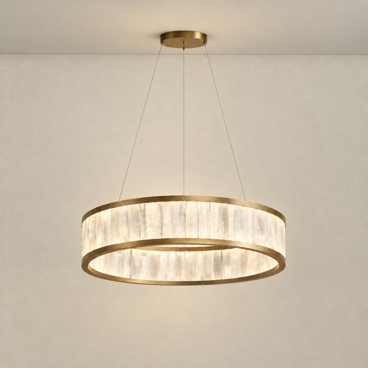 Crystara Modern Natural Stone Chandelier