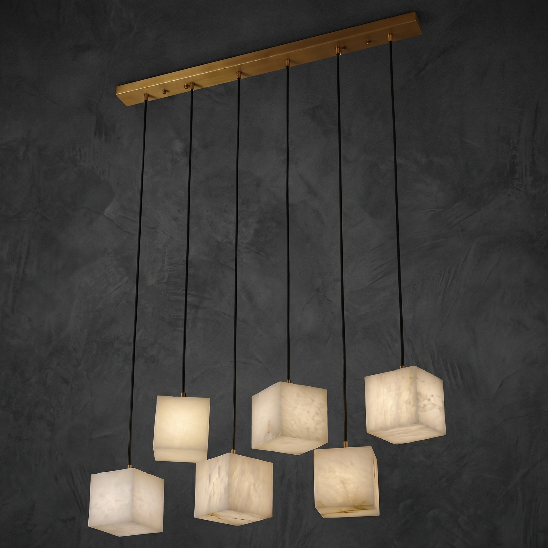 Yiosi Cubo Cube Cluster Linear Pendant Light - Image 1