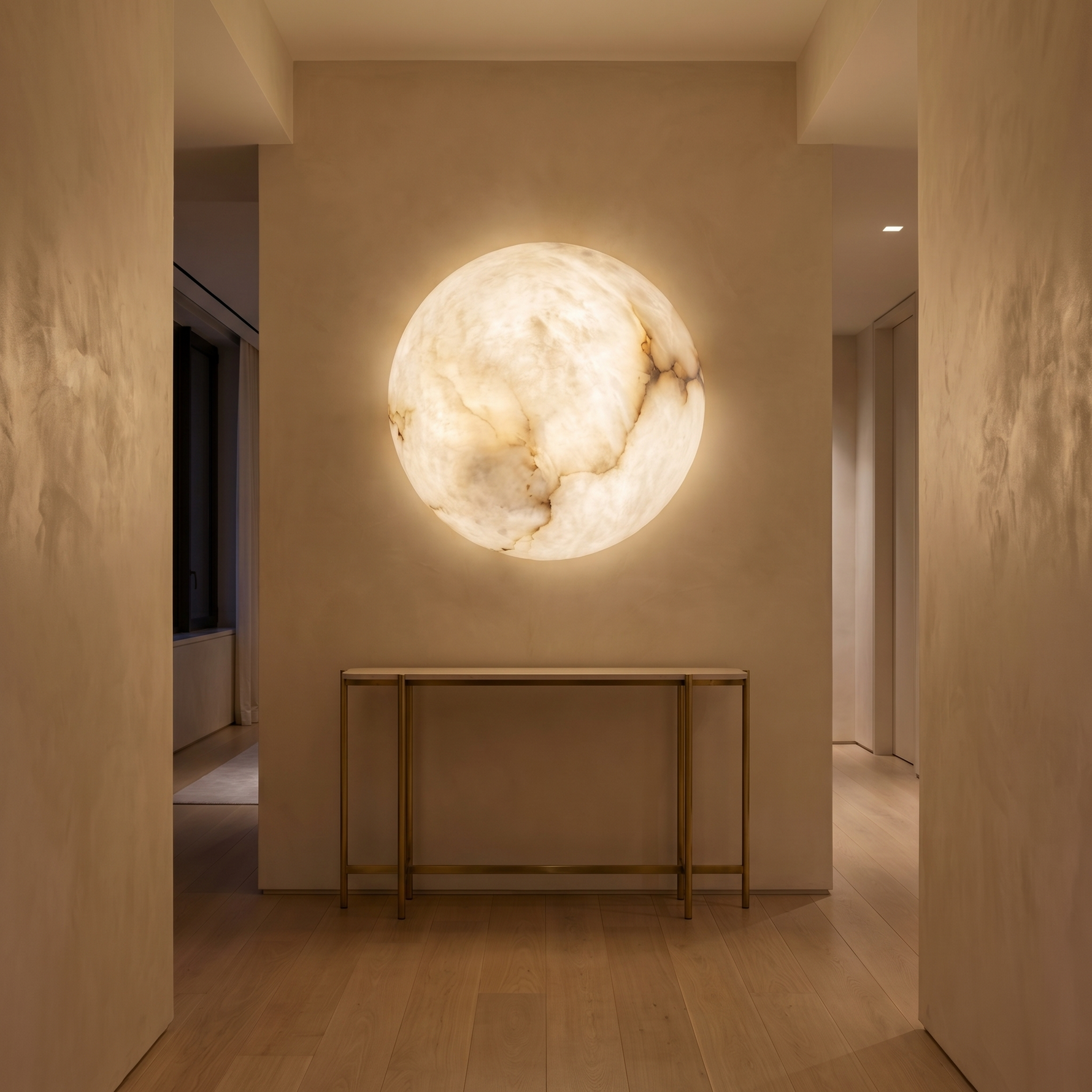 Yiosi Cupola Round Disk Wall Sconce - Image 4