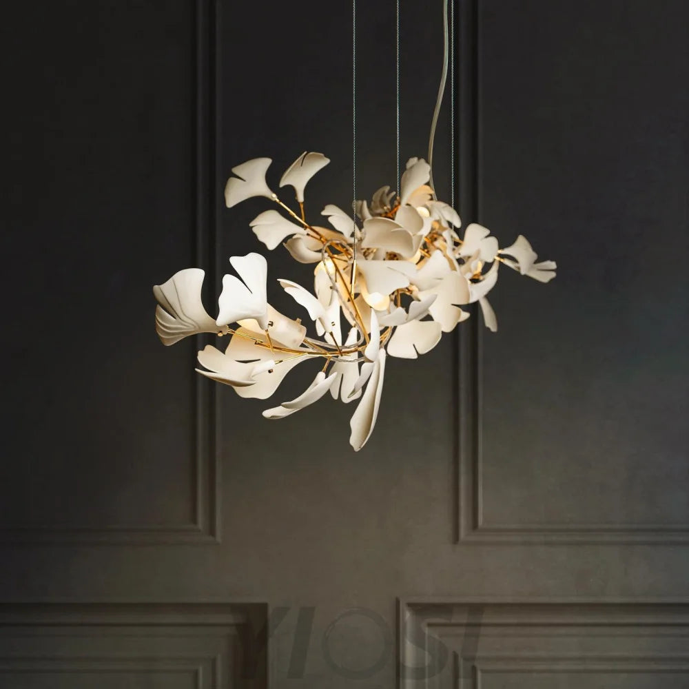 Custom Gingko Chandelier For Living Room Modern Branch