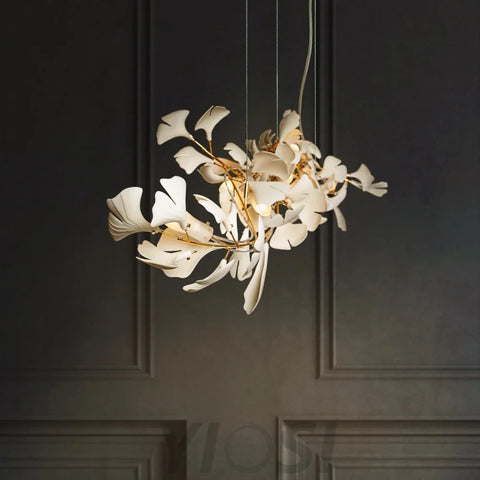 Custom Gingko Chandelier For Living Room Modern Branch