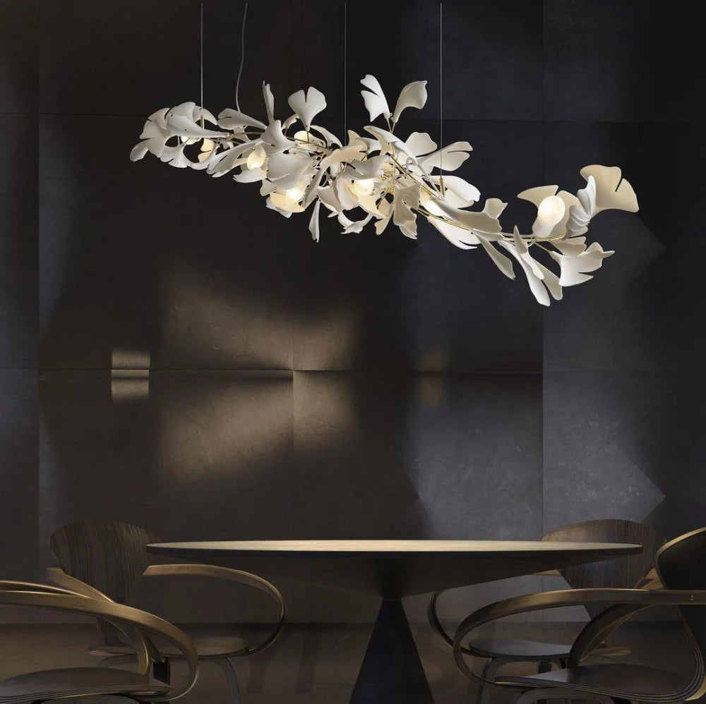 Custom Gingko Chandelier For Living Room Modern Branch