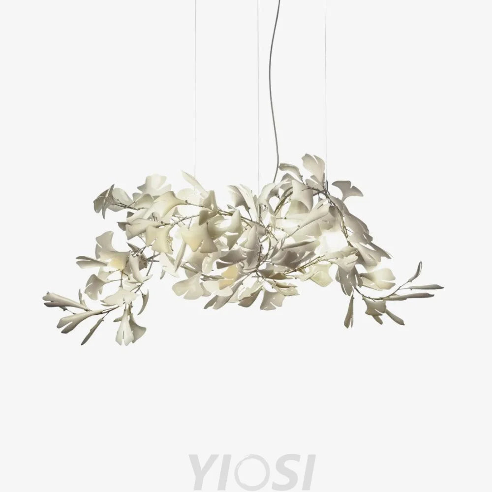 Custom Gingko Chandelier For Living Room Modern L 39.4″ X W 15.7″ H 59″ Branch